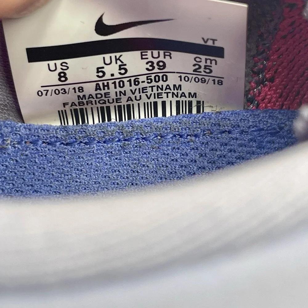 Nike‎ Odyssey React 2 Flyknit AH1016-500 Indigo Haze/Sapphire Women's Size 8